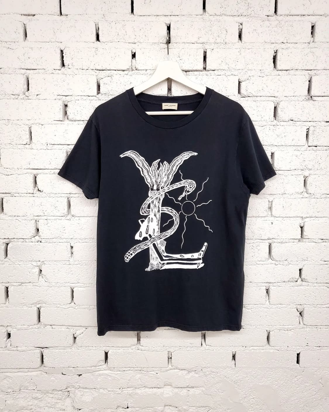 15SS 생로랑 YSL 로고 반팔 상품이미지2