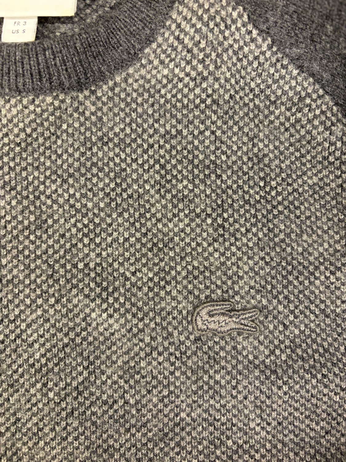 [S] 라코스테 그레이 니트 상품이미지2