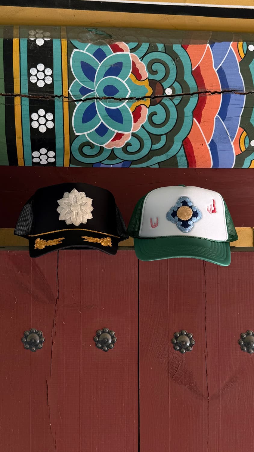 Handmade dancheong trucker cap 상품이미지1