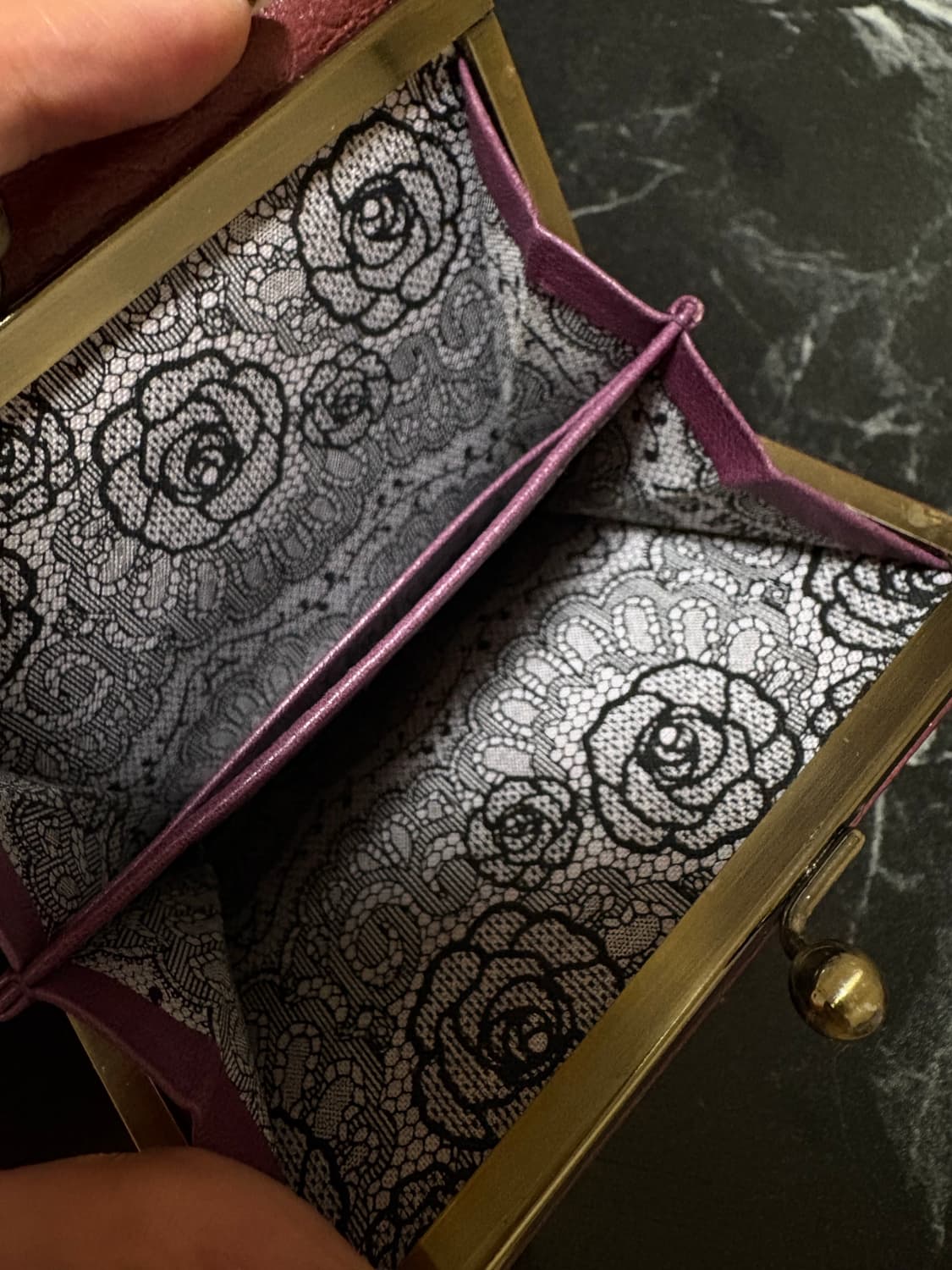 안나수이 버건디 카드지갑 상품이미지7