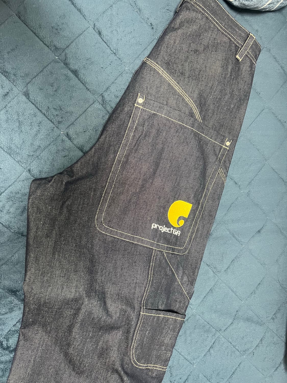 1) 카티 착) 프로젝트 지알 레트로 배기 데님 팬츠 상품이미지4