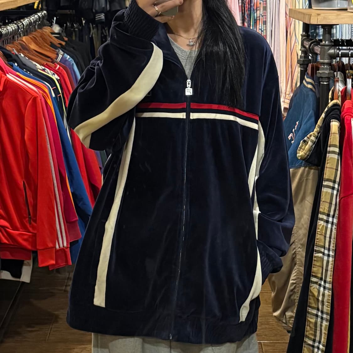 [HI] 휠라 벨벳져지 네이비 상품이미지3