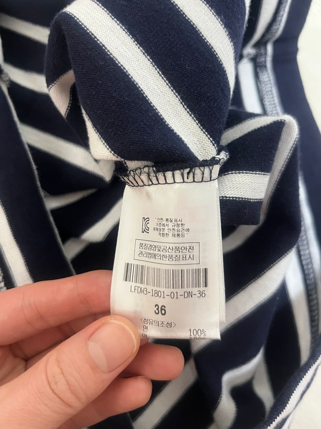 럭키슈에뜨 스트라이프 원피스 상품이미지4