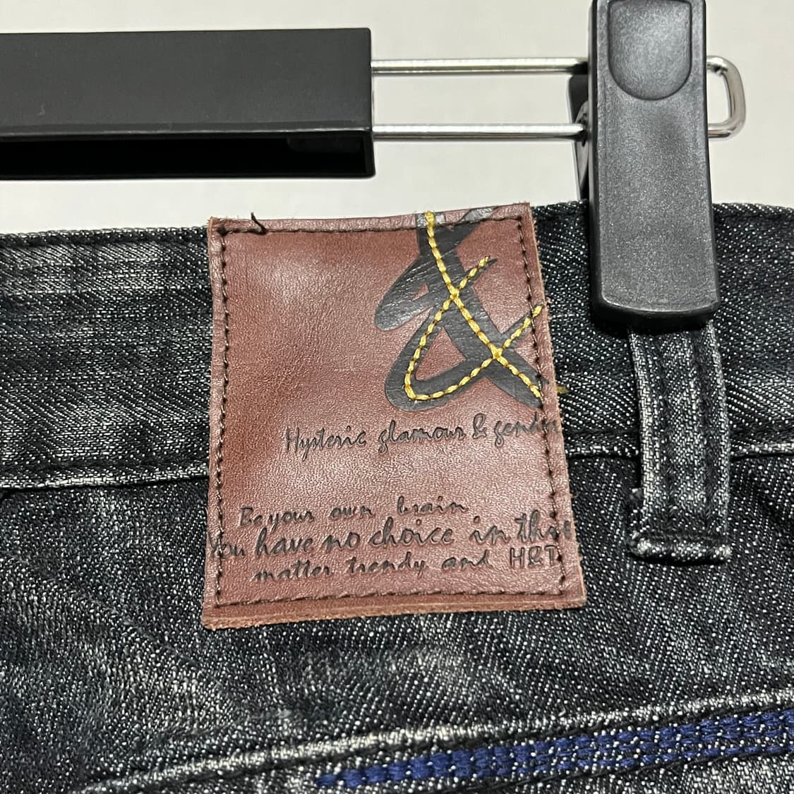 행텐 블랙 워싱 데님 팬츠 32 (새상품) 상품이미지7