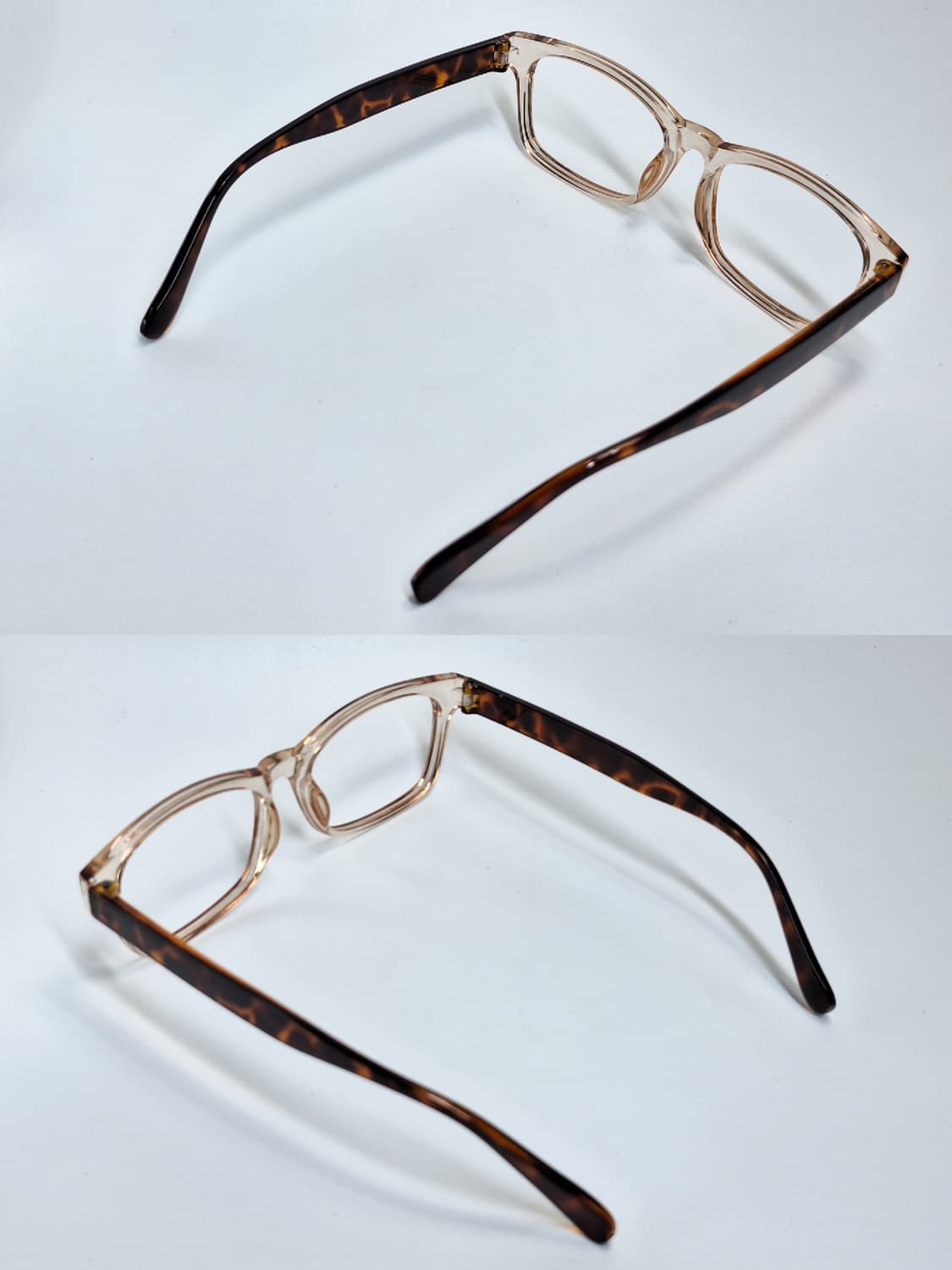 투명 호피 스퀘어 안경테 일본 수입 y2k 패션 아이웨어 클래식 레트로  상품이미지8