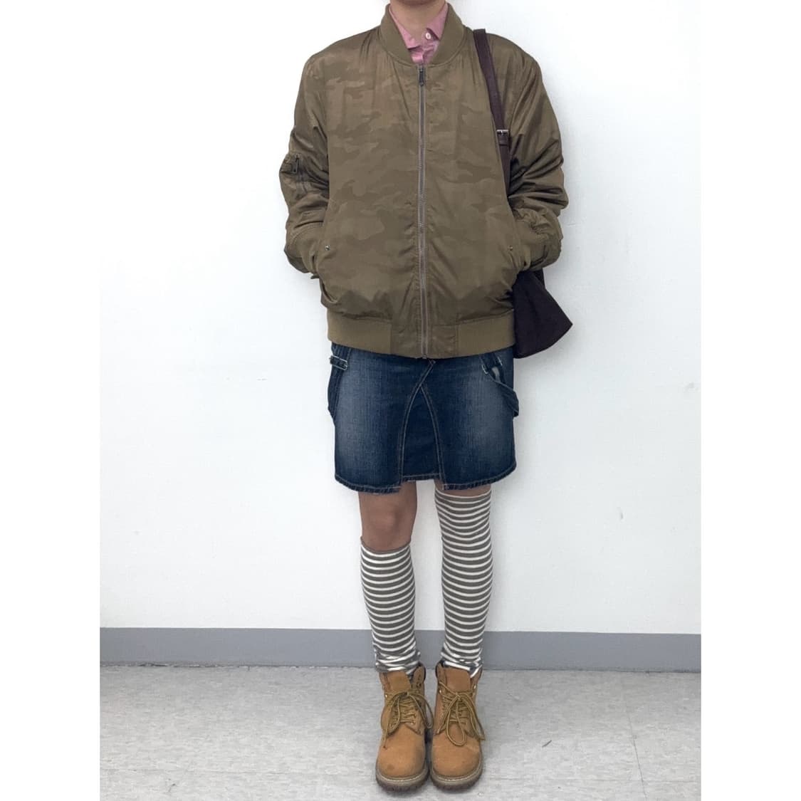 빈티지 카모 블루종 MA1 자켓 점퍼 상품이미지2