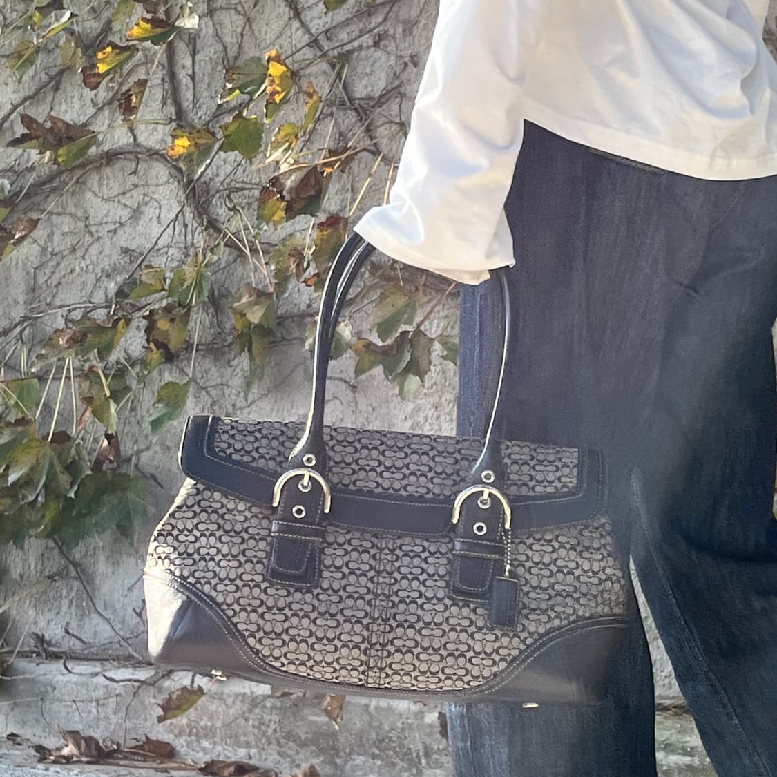 COACH 00's Jacquard  Shoulder Bag 상품이미지2