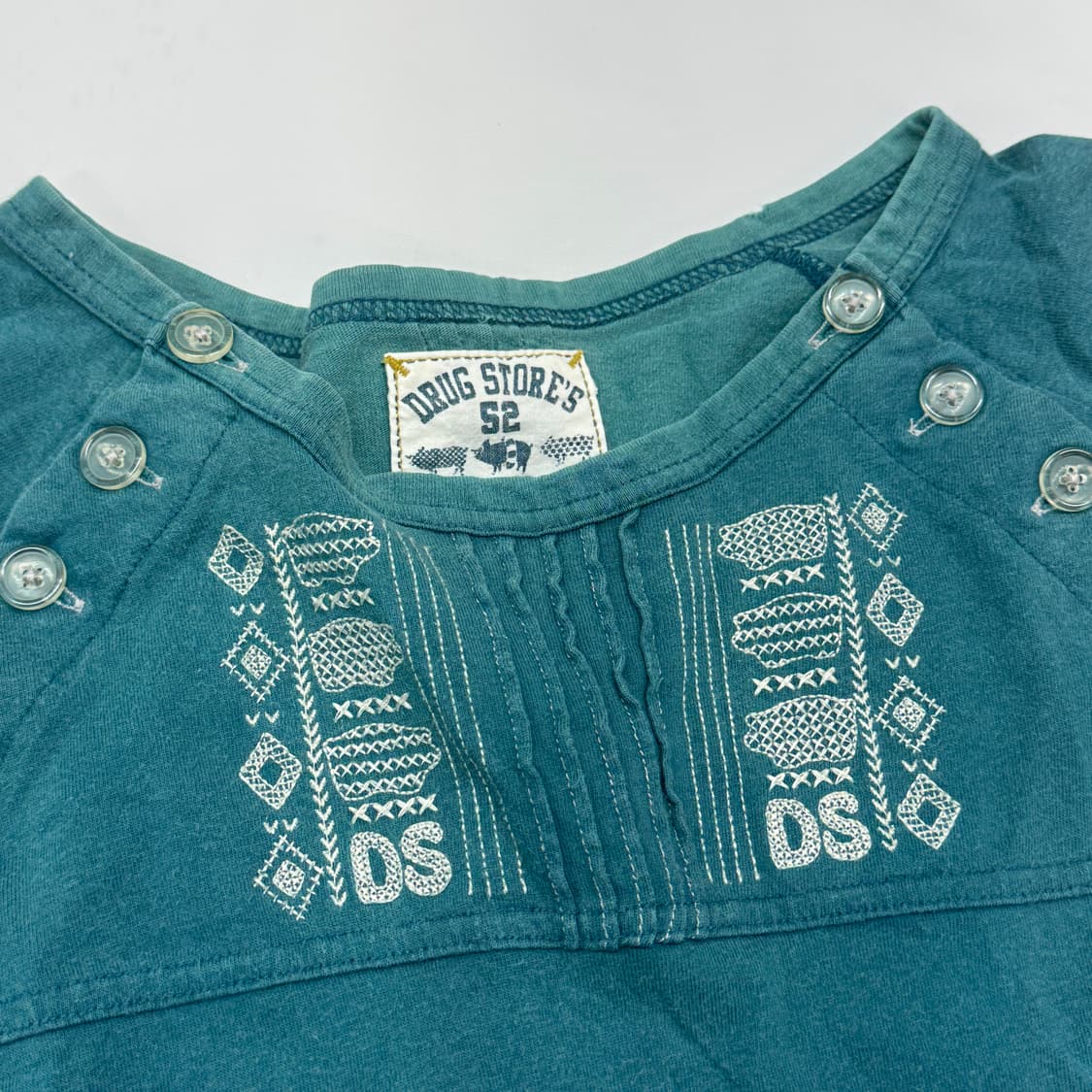 🌾하구미의 에스닉 코디세트🌾 보헤미안 빈티지 7부 셔링 후드집업 상품이미지5