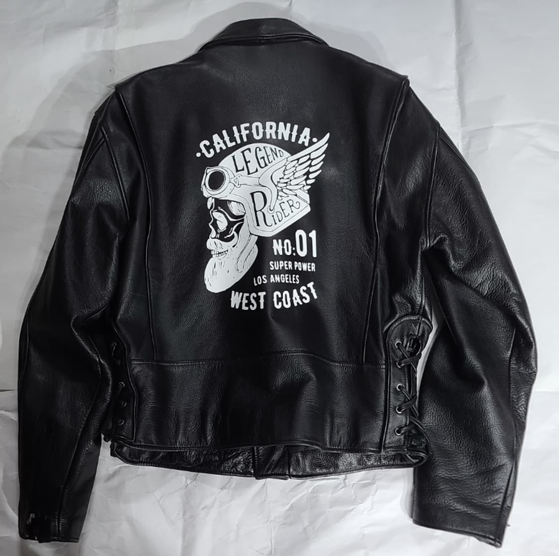 커스텀 남성 가죽 라이더자켓 100사이즈 상품이미지2