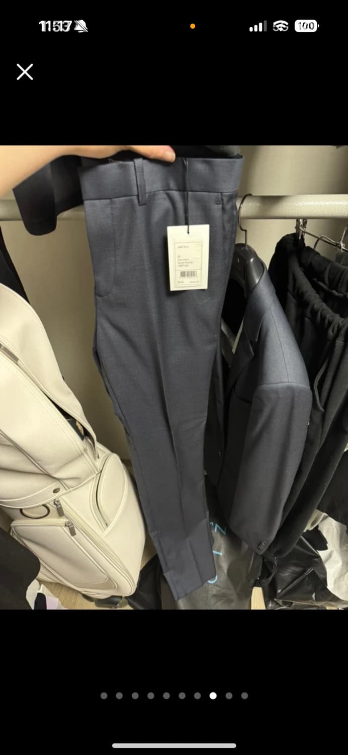 울 수트 셋업 새상품 Jake Wu Coin Multi Dobby 상품이미지5