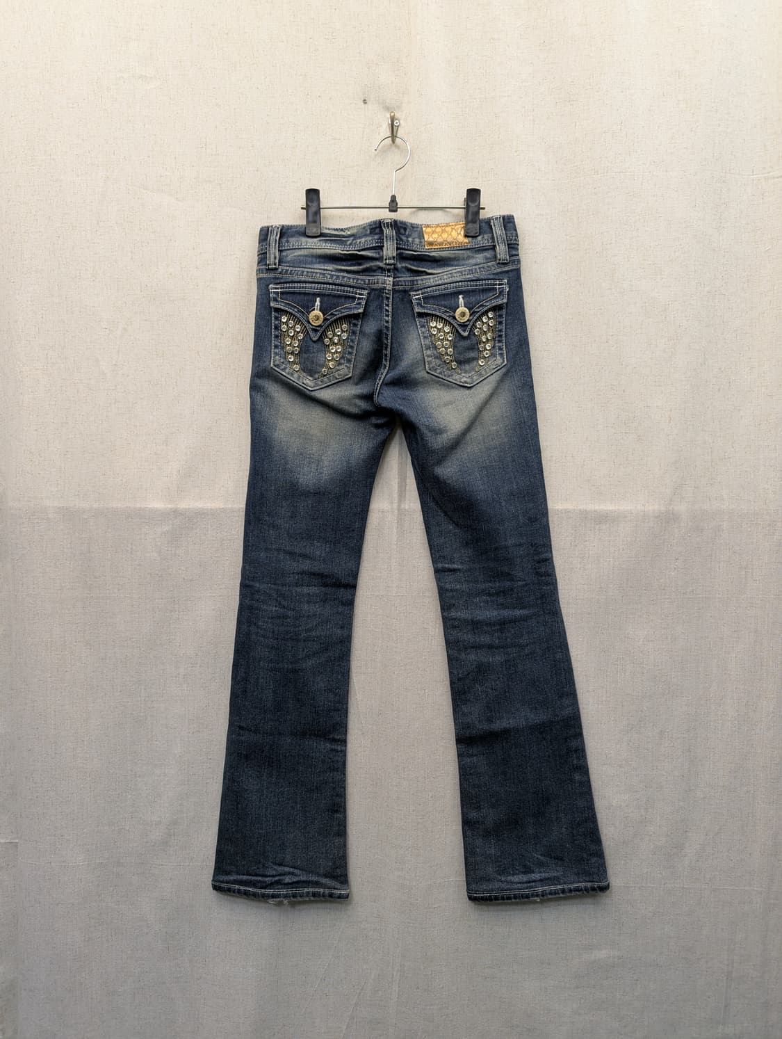 Hollis Denim 워싱 부츠컷 데님 청바지 상품이미지2