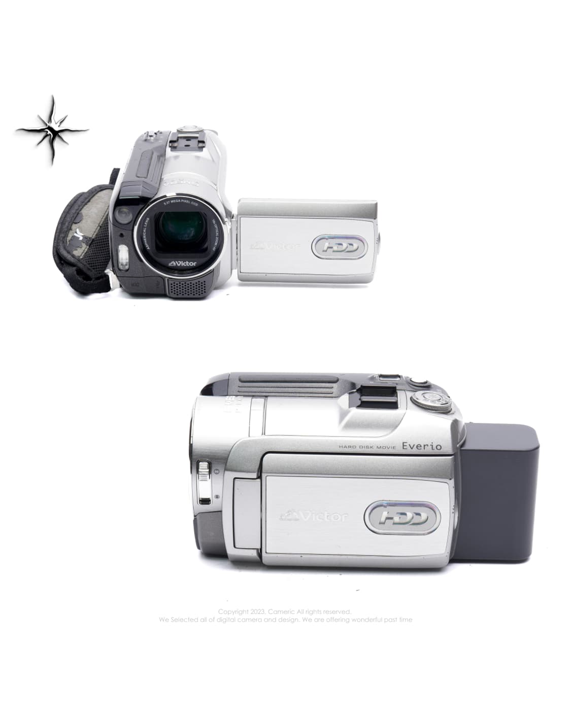 (⭐️실버/A급) 빅터 JVC GZ-MG575 빈티지 캠코더 상품이미지9