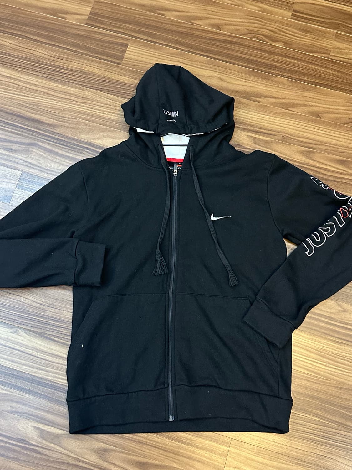 새상품) 나이키 JUST DO IT 블랙 후드집업 XL 상품이미지1