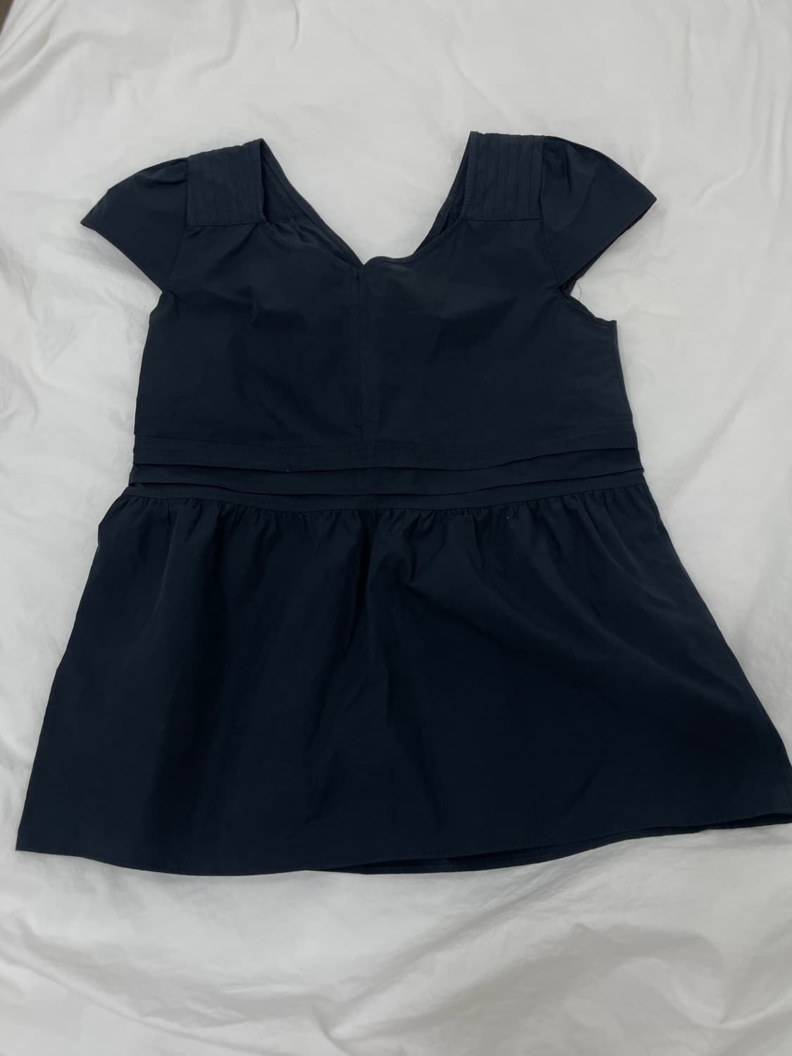 아우로 반팔 블라우스 상품이미지2