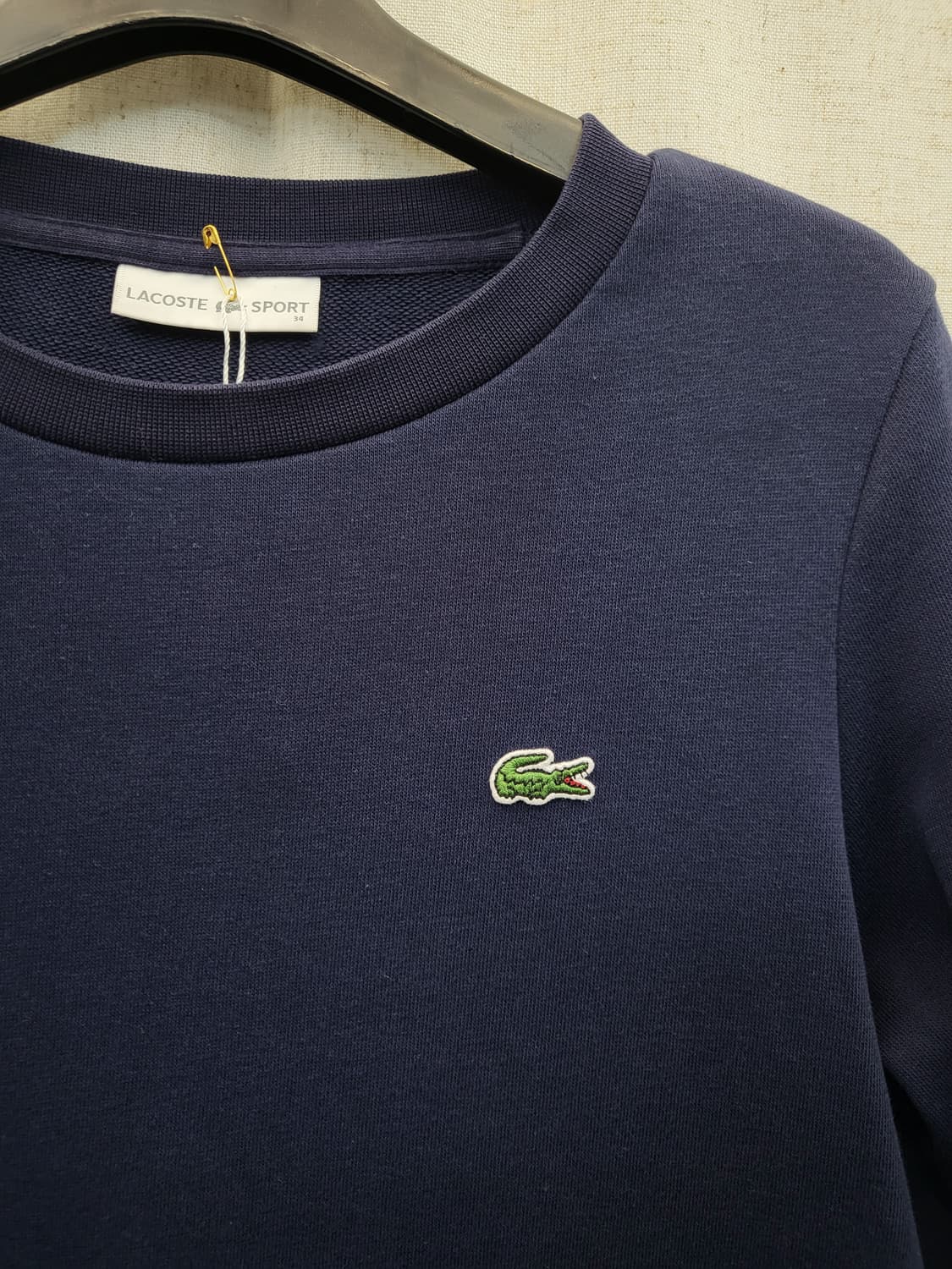 라코스테 네이비 맨투맨 티셔츠 상품이미지3