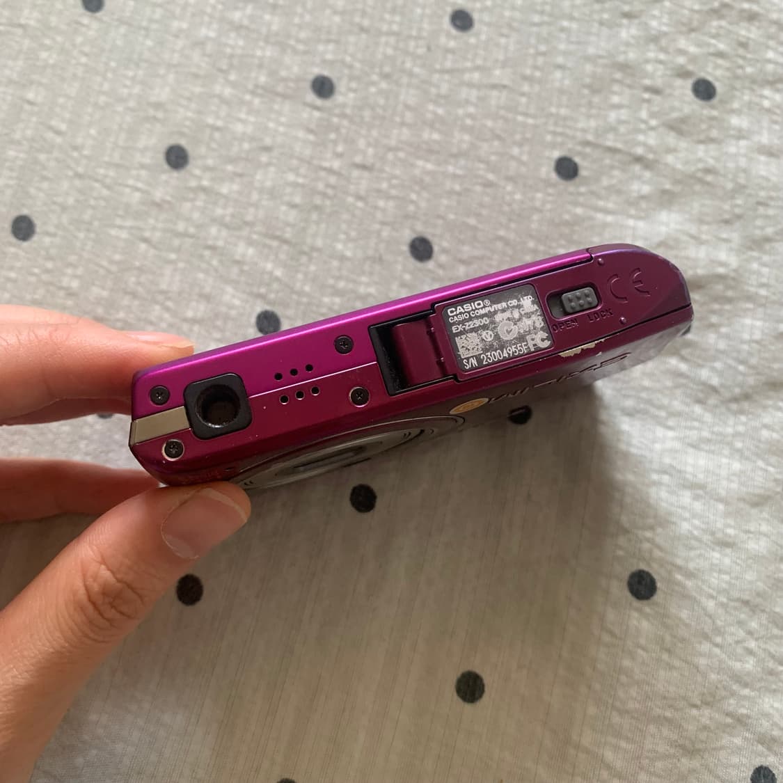 카시오 엑슬림 Z2300 빈티지 카메라 상품이미지4
