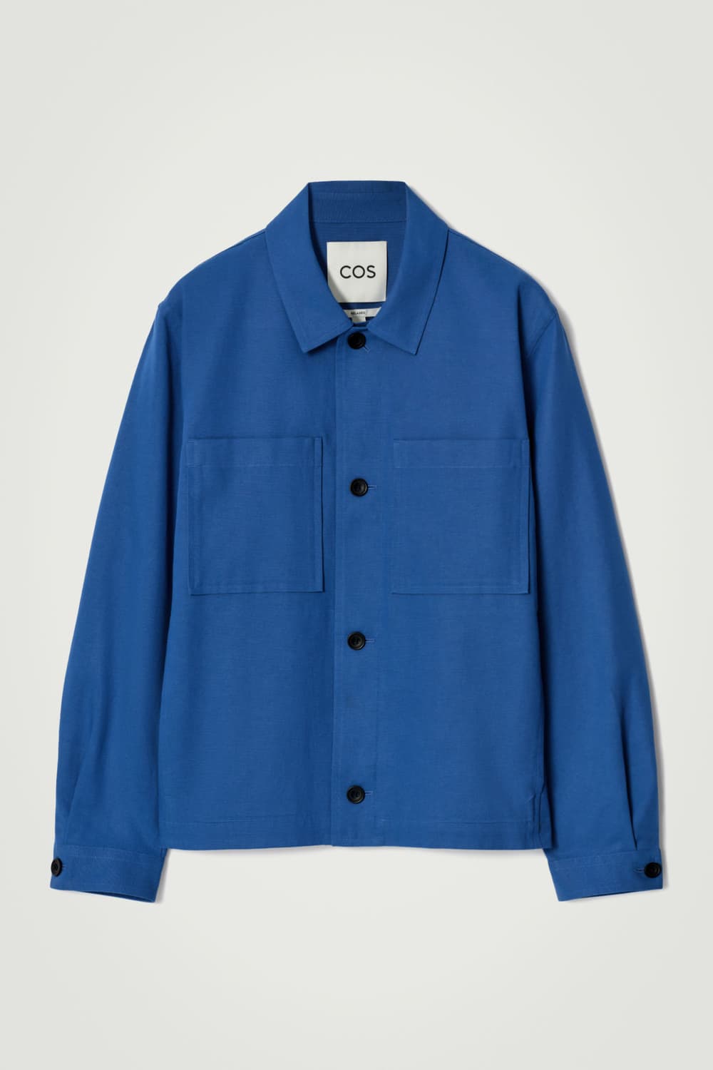 COS 릴랙스드핏 유틸리티 오버셔츠 블루 M 상품이미지1