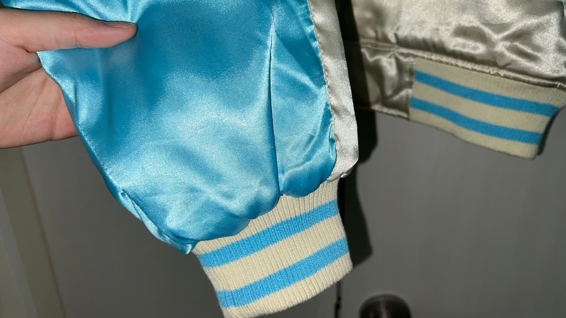 PEANUTS SNOOPY 벚꽃 자수 스카쟌 • 일본 빈티지 Y2K 점퍼 상품이미지10