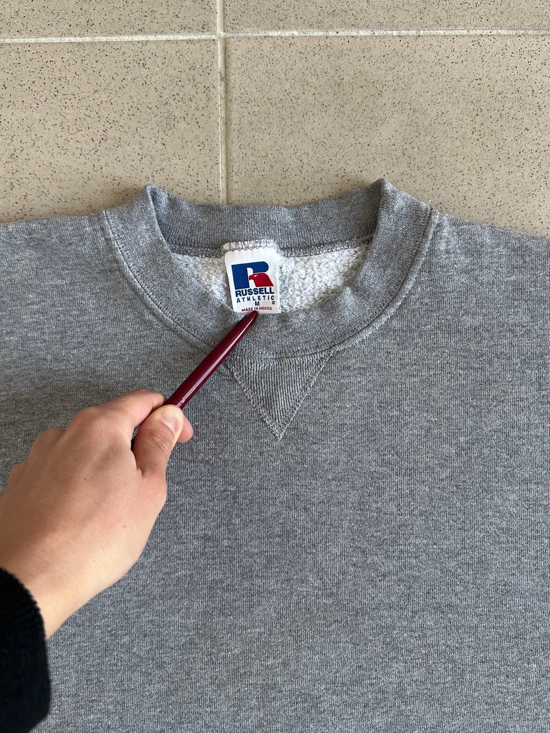 90s 빈티지 러셀 스웻셔츠 그레이 M 상품이미지6