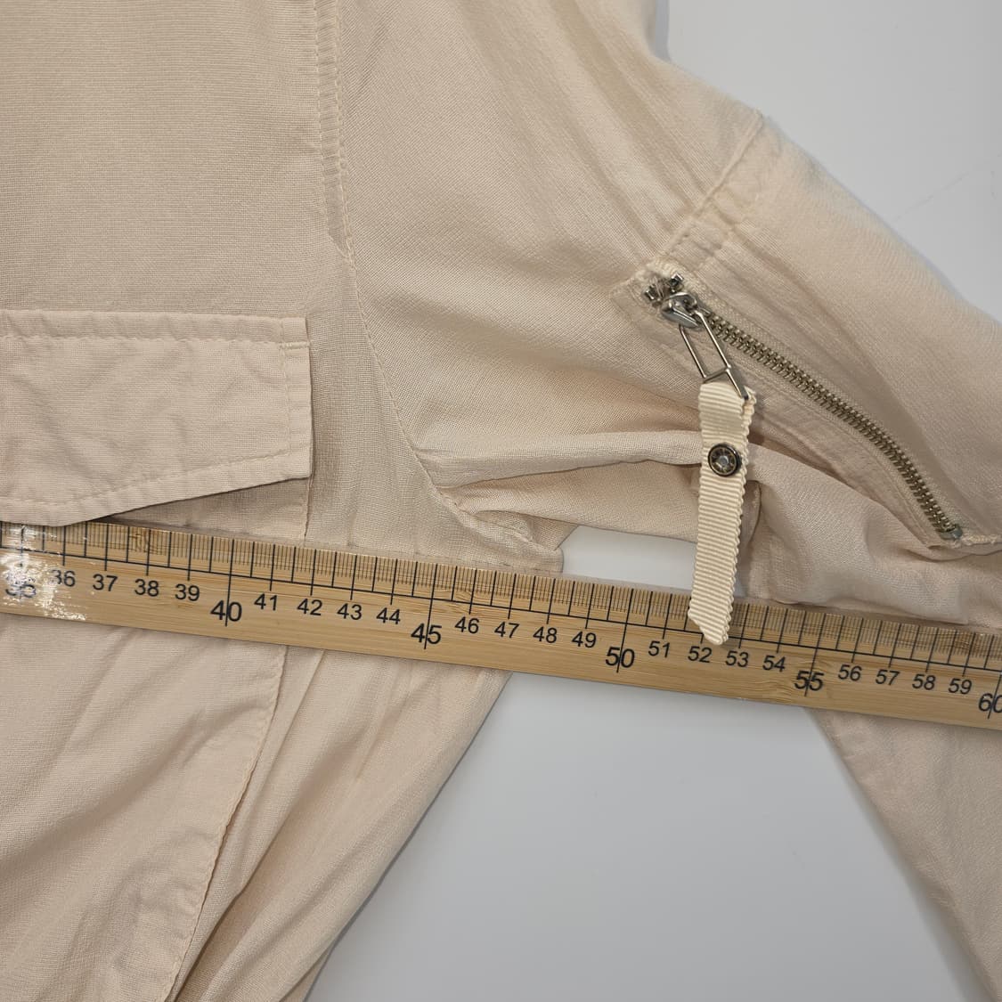 Sisley 아이보리 크롭 야상 자켓 상품이미지8