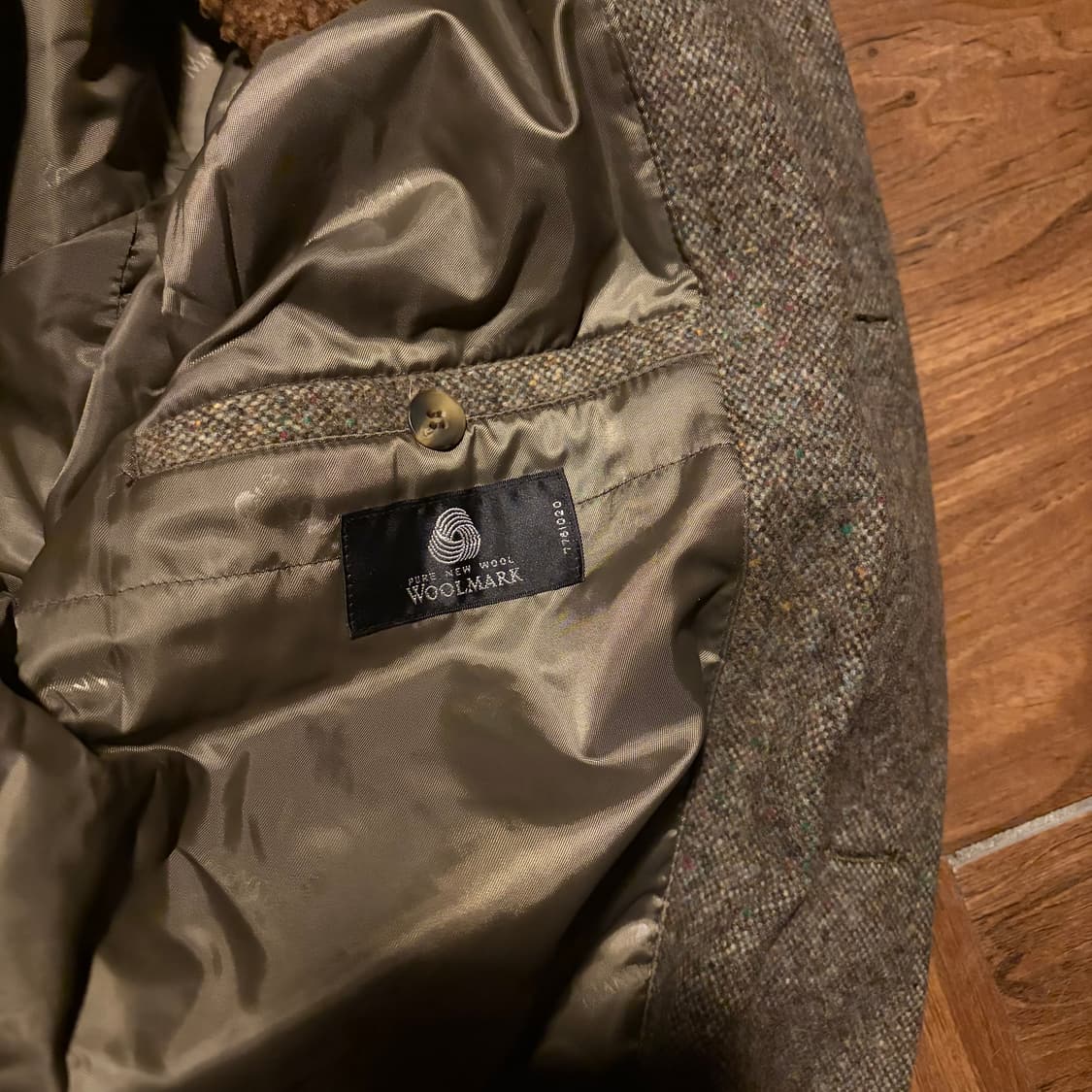 80s Kolon Manstar Layer Pocket Wool Coat 상품이미지7