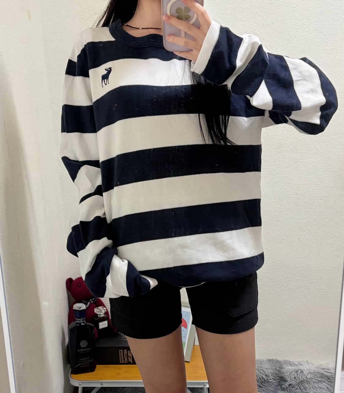 아베크롬비 스트라이프 슬리브리스(2xl) 상품이미지1