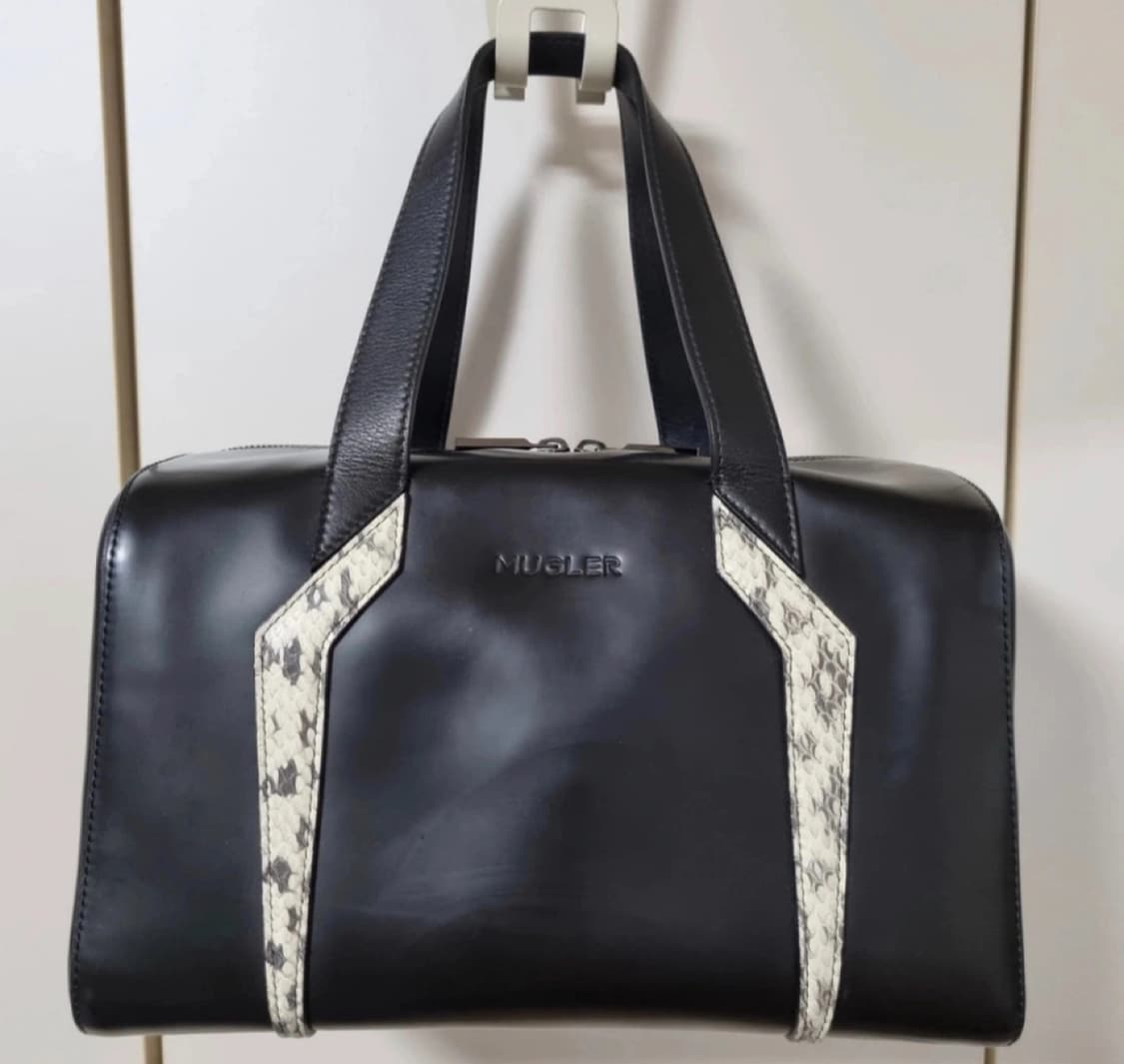 뮈글러 MUGLER 스퀘어 여성 토드백 상품이미지2