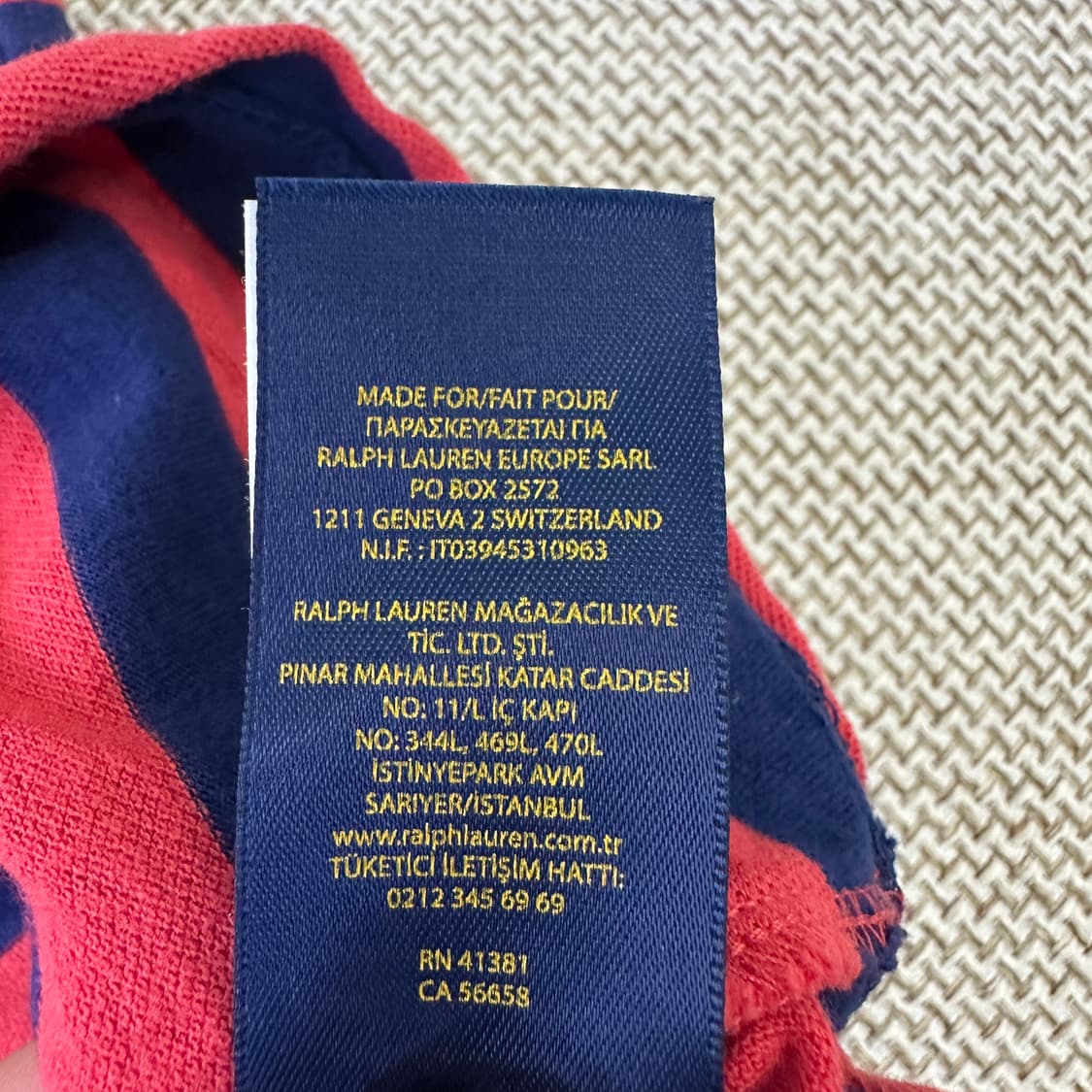 M 키즈 폴로랄프로렌 단가라 포켓 티 0403D 상품이미지3