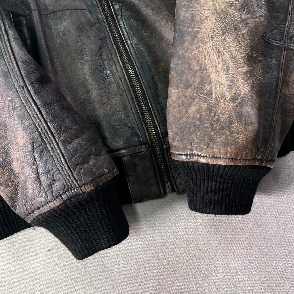 100 디젤 리얼 가죽 무스탕 자켓  상품이미지6