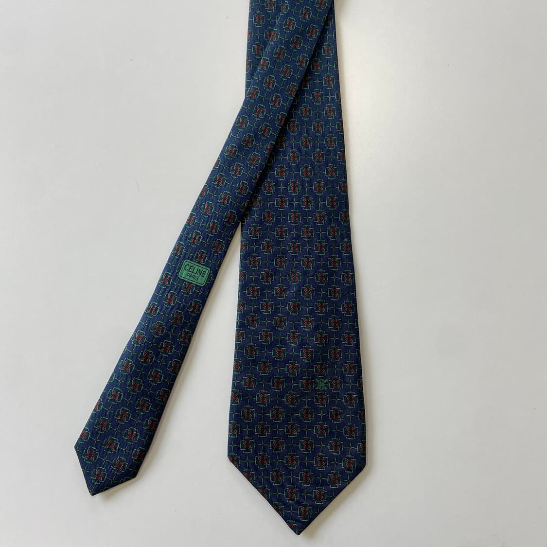 셀린느(celine) 심플로고 정품 명품넥타이 8.6cm 상품이미지1