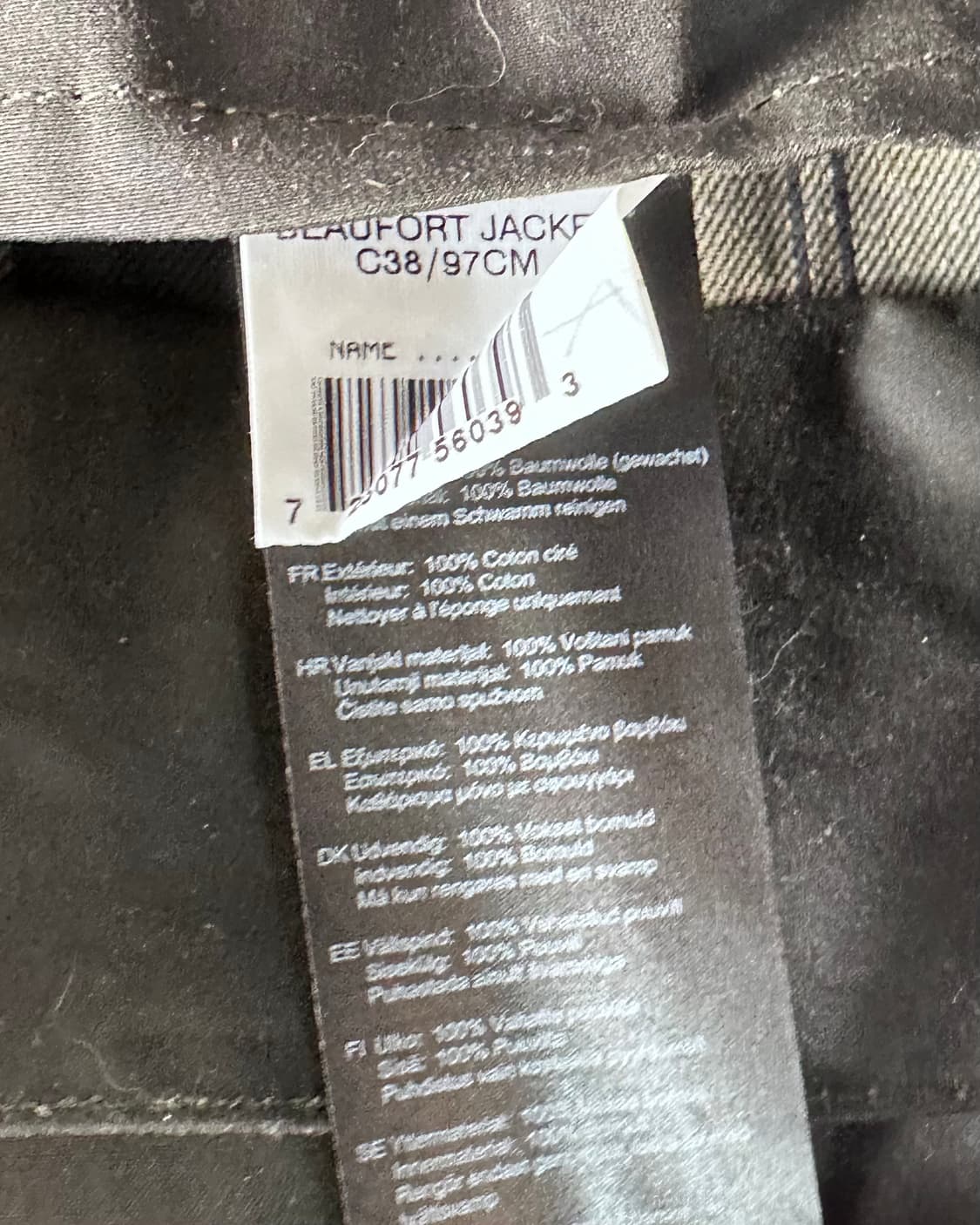 바버 뷰포트 왁스 자켓 (va.107)  상품이미지7