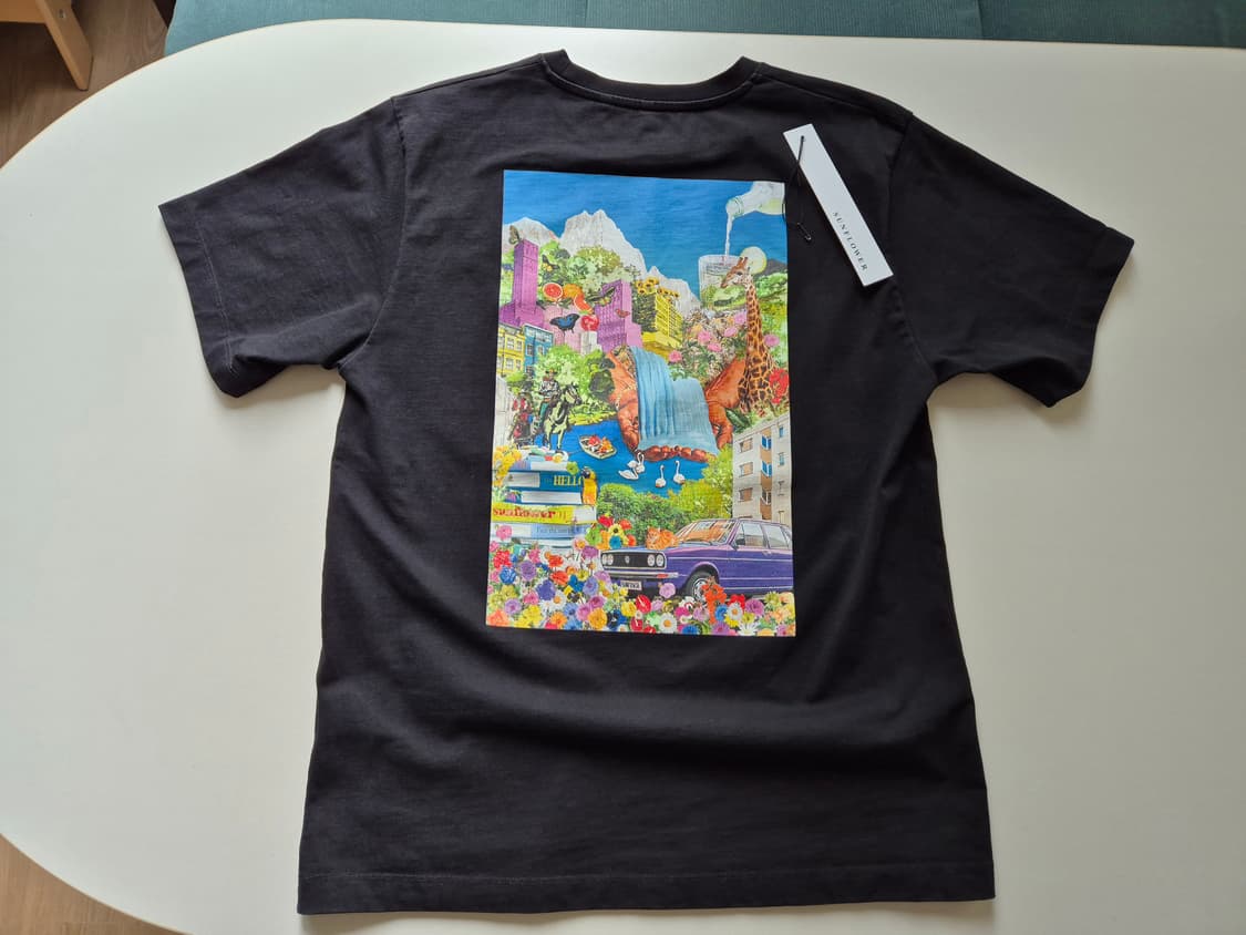 선플라워 헤비 콜라주 티셔츠 상품이미지2