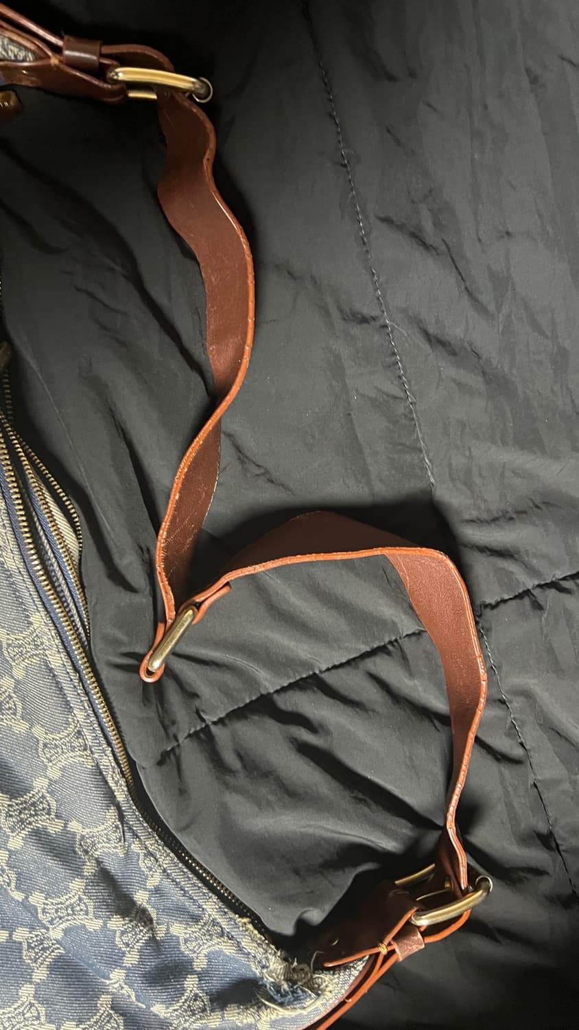 올드 셀린느 데님 트리옹프 패턴 크로스백 상품이미지4