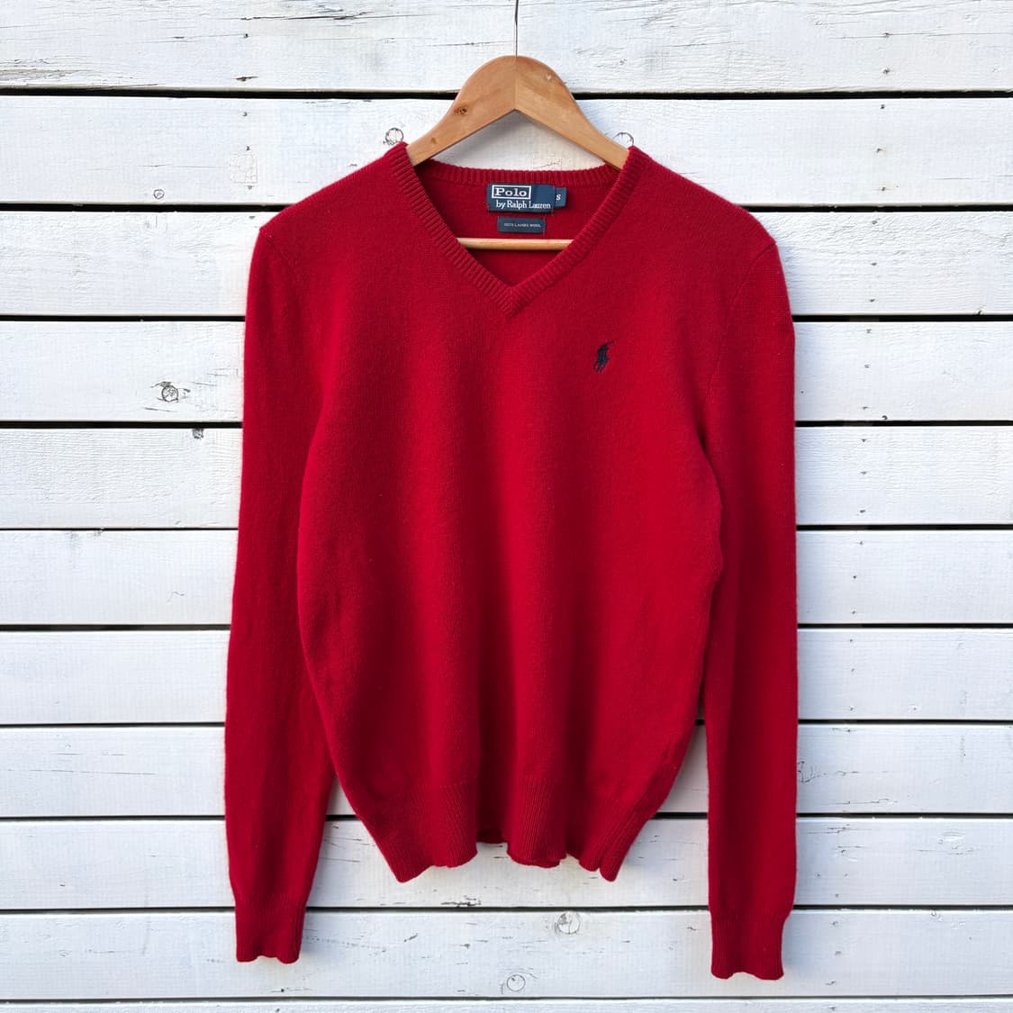 Polo 폴로 울 브이넥 니트 상품이미지1