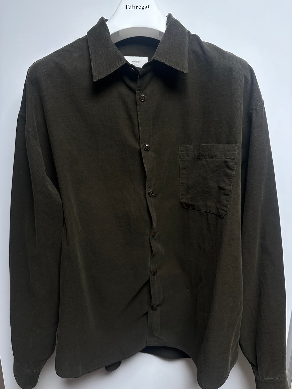 Mylibrary  109 코듀로이 셔츠 L사이즈 상품이미지2