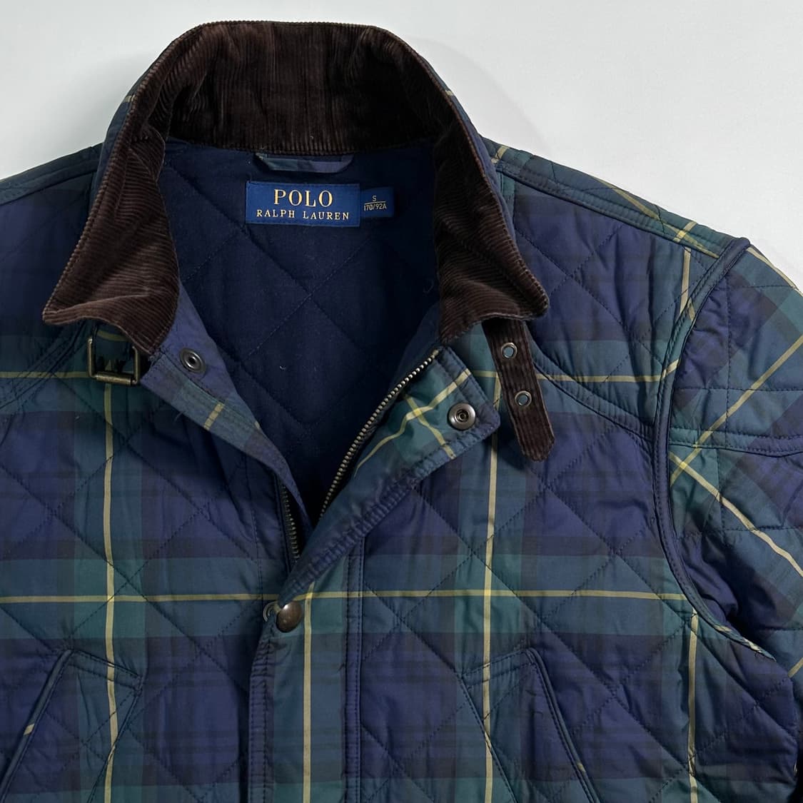 폴로 랄프로렌 블랙와치 퀼팅 자켓 상품이미지4