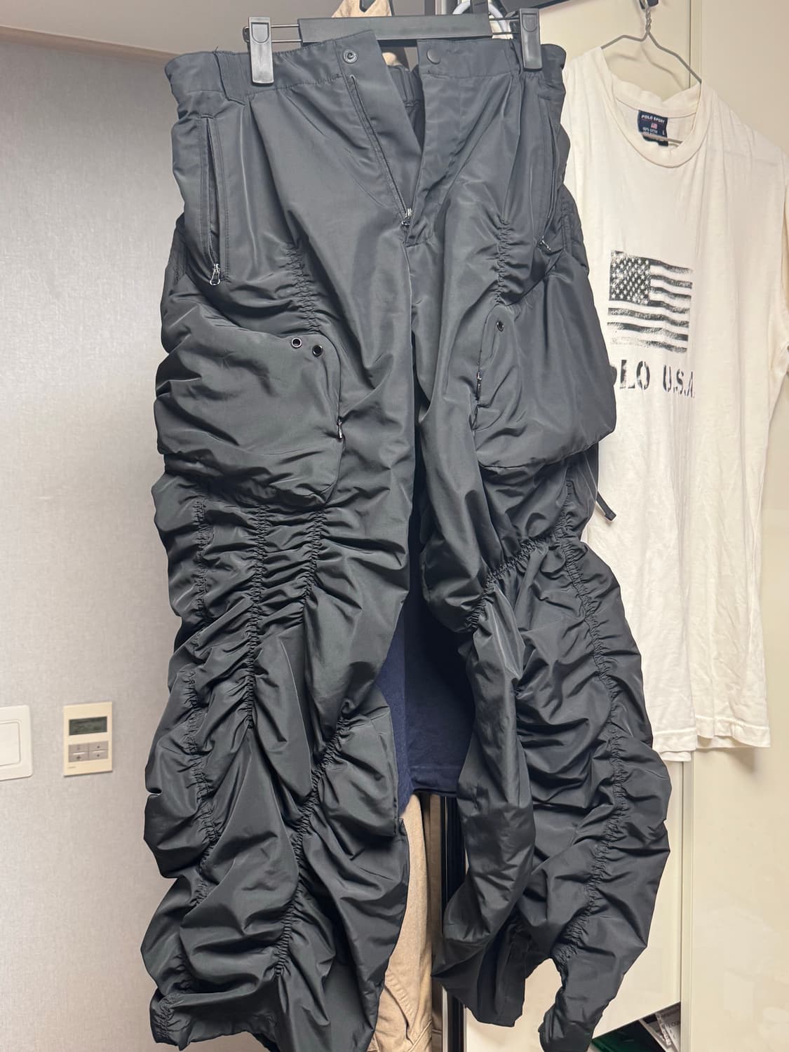 나체 smoking convex pants black 2사이즈 상품이미지3