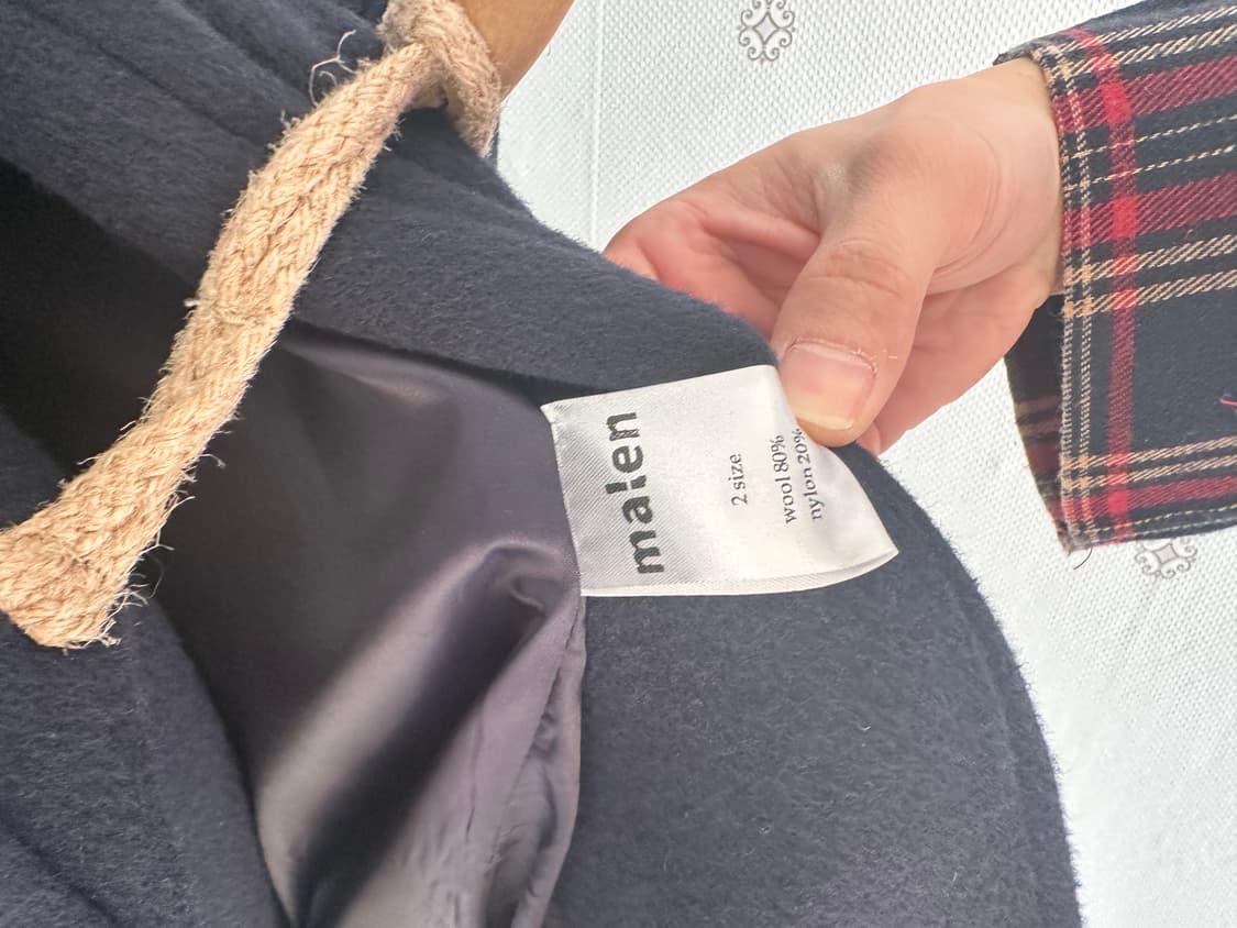 말렌 더플코트 네이비 2size 상품이미지5