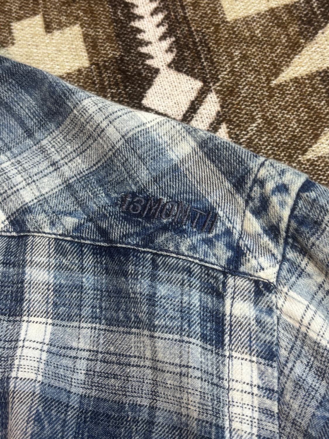 13MONTH 타탄 체크 셔츠 상품이미지5