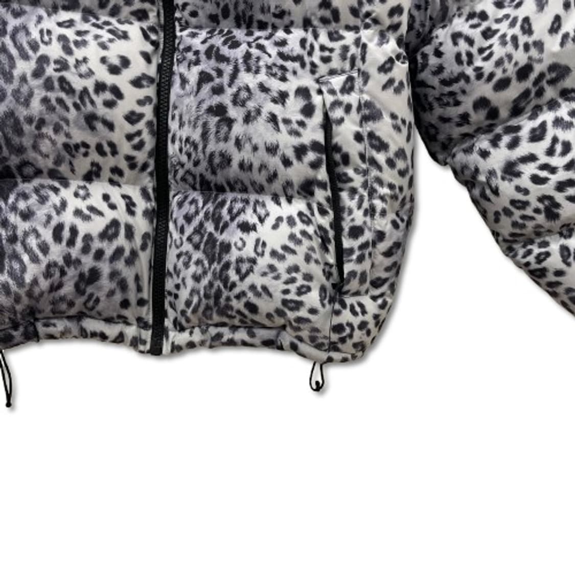 노스페이스 레오파드 눕시 숏 패딩 상품이미지5