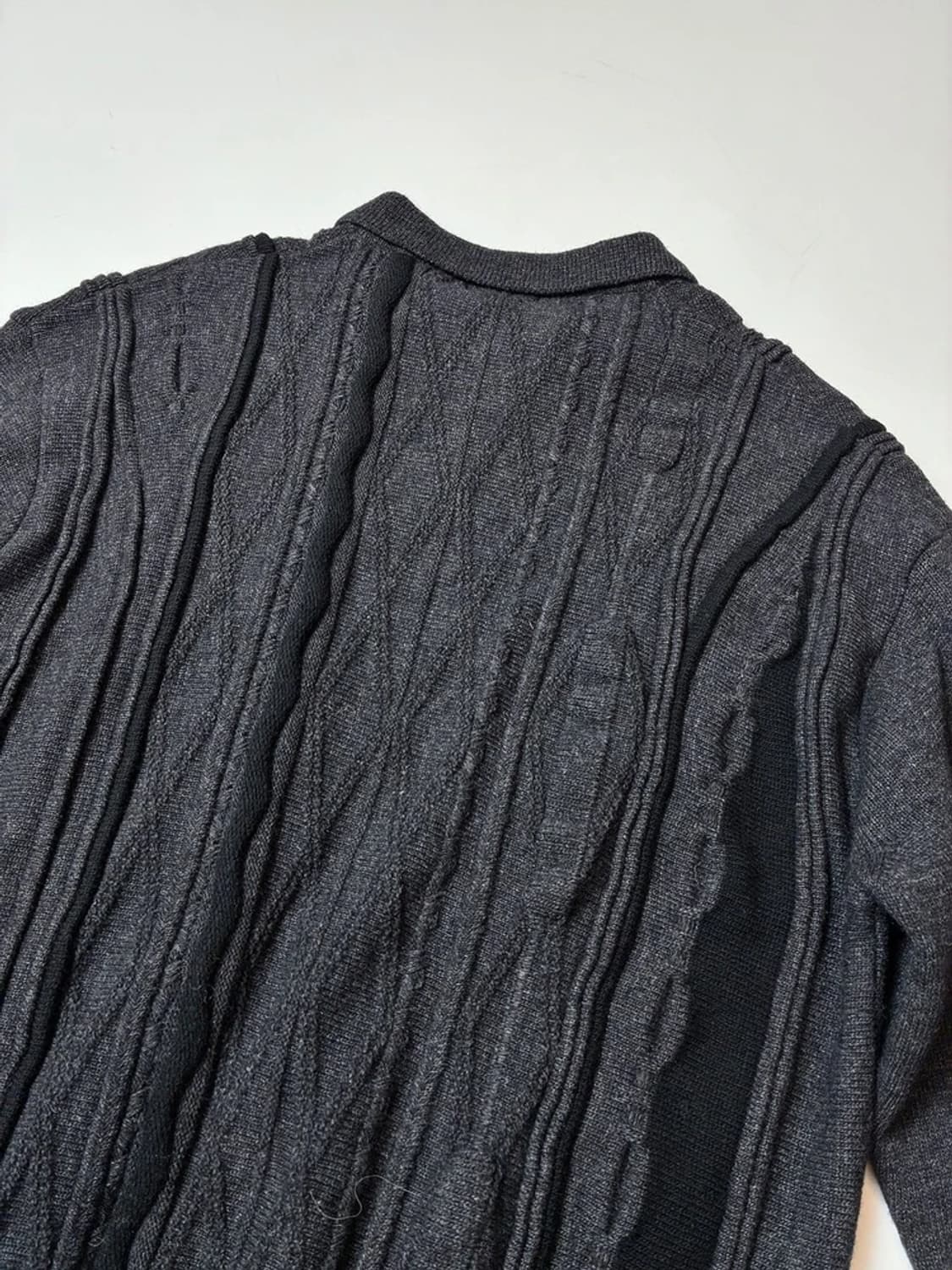 이스트로그 EASTLOGUE 비대칭 케이블 니트 PN8802 상품이미지5