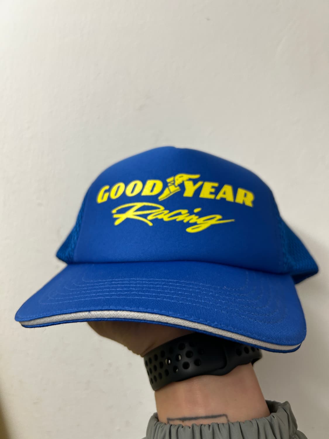 빈티지 굿이어 레이싱 메쉬캡 블루 상품이미지3