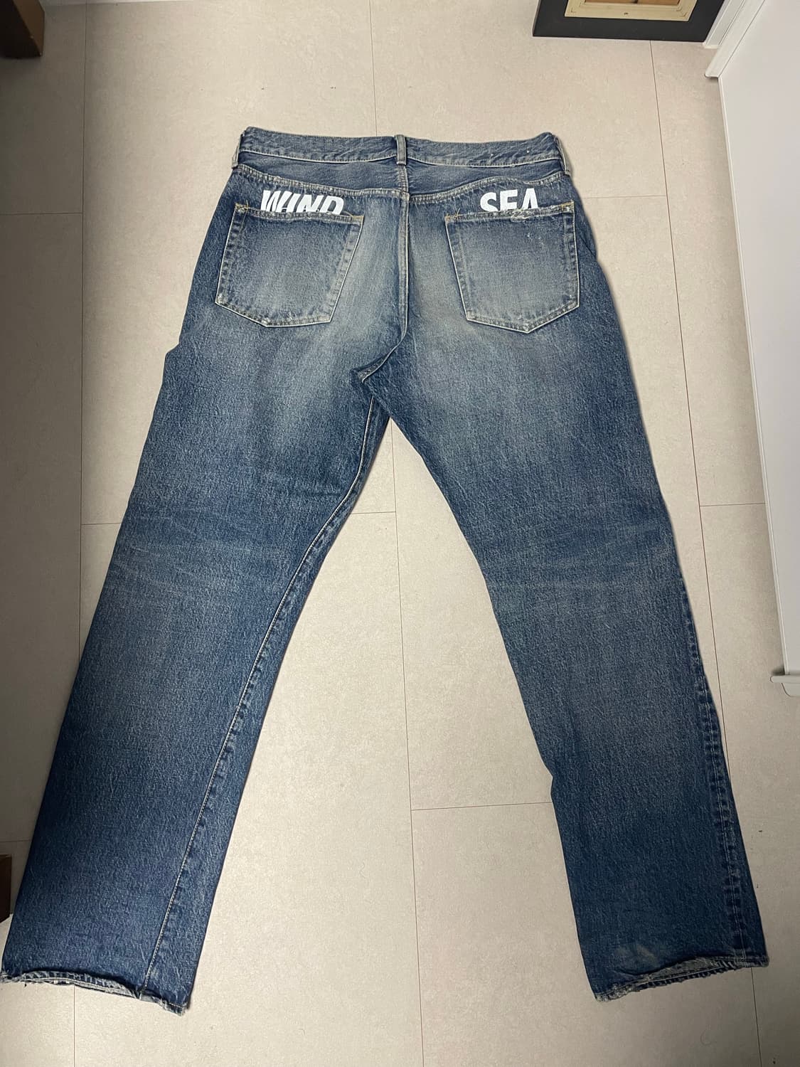 마인데님/wind&sea 데미지 데님 상품이미지2