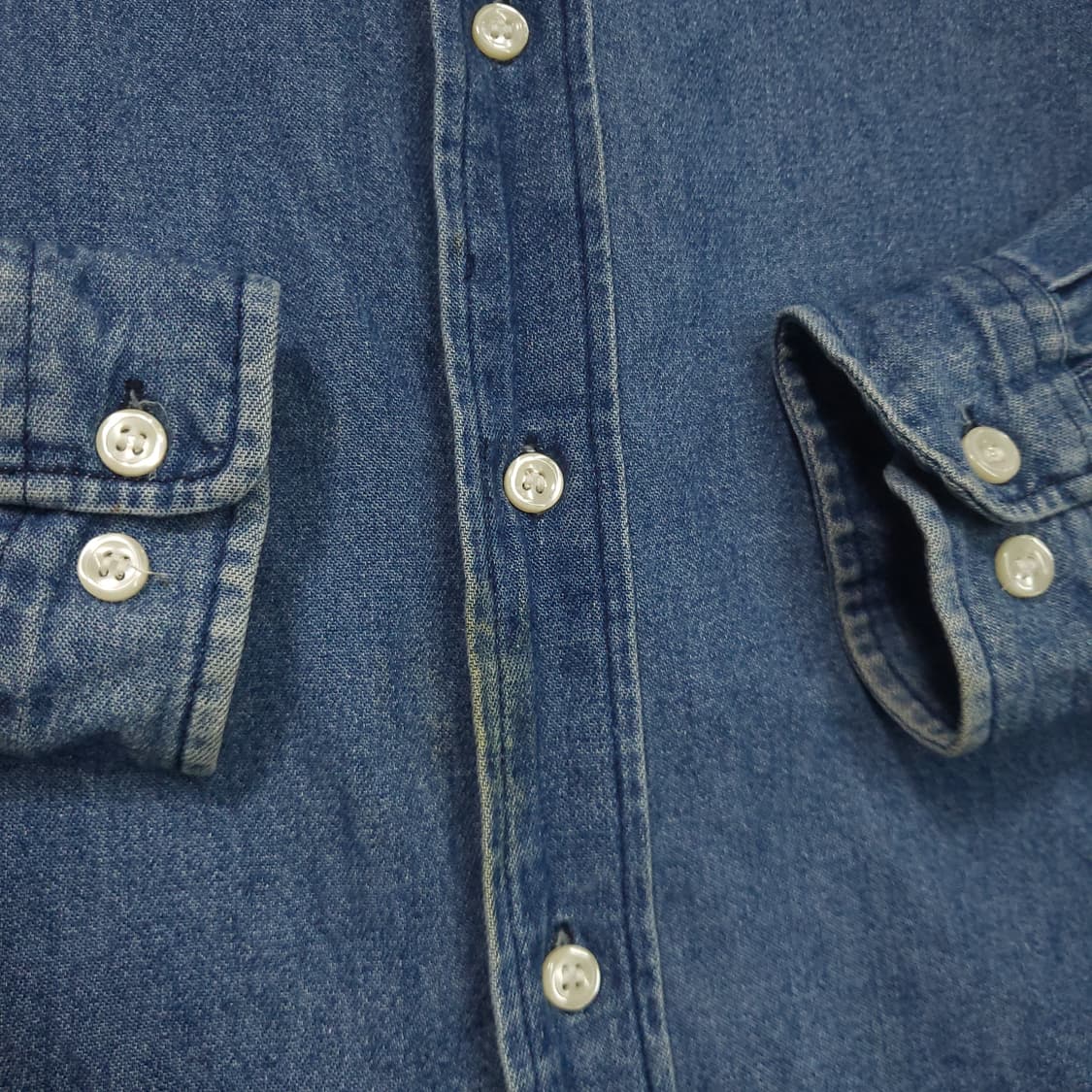 폴로 랄프로렌 여성 데님 셔츠 M 상품이미지5