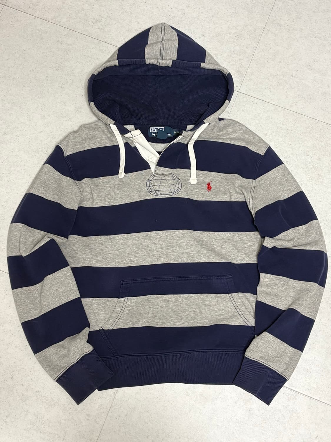 폴로랄프로렌 단가라 럭비 후드티 상품이미지1