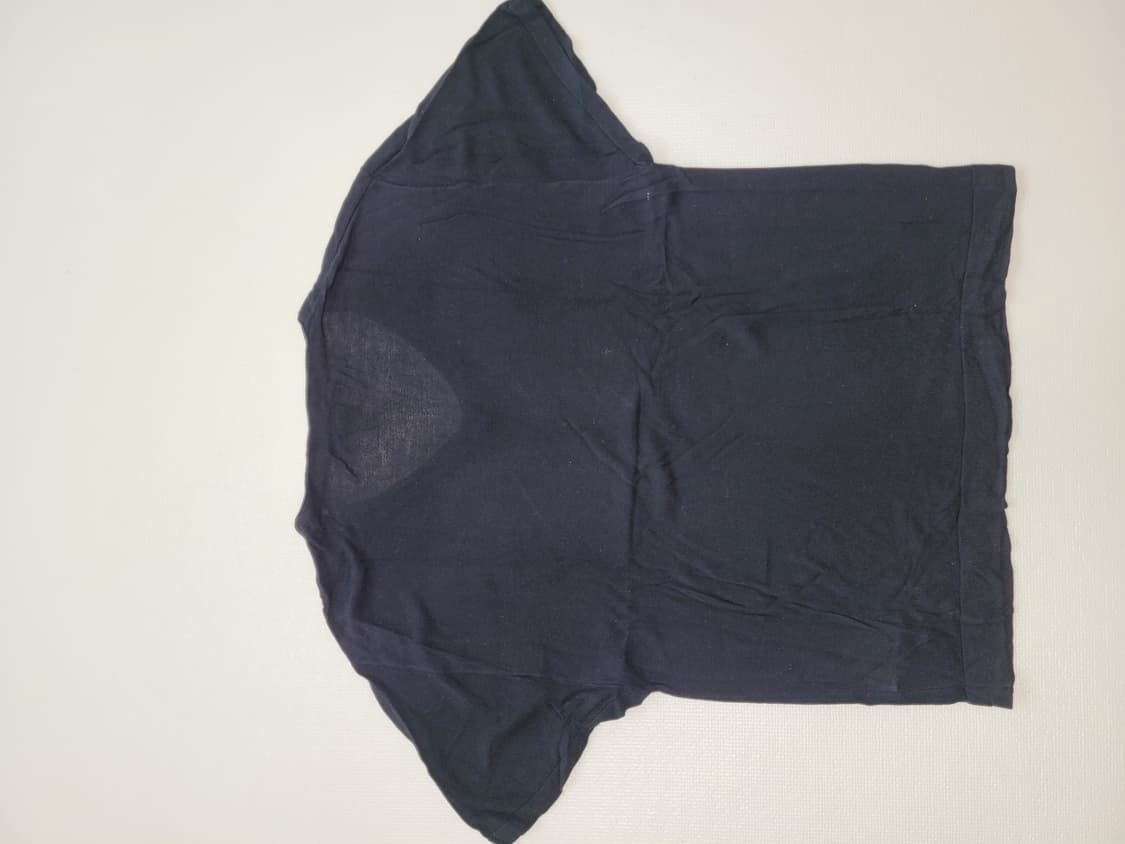 자라맨 ZARAMAN V넥 반팔 니트 105 블랙 상품이미지8