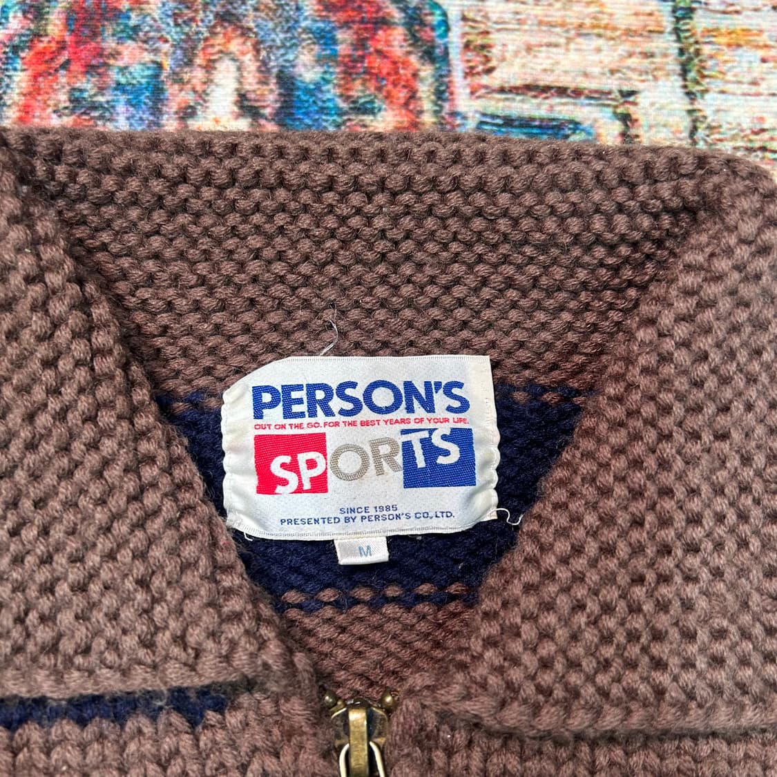 [M] persons 스트라이프 코위찬 자켓 상품이미지3
