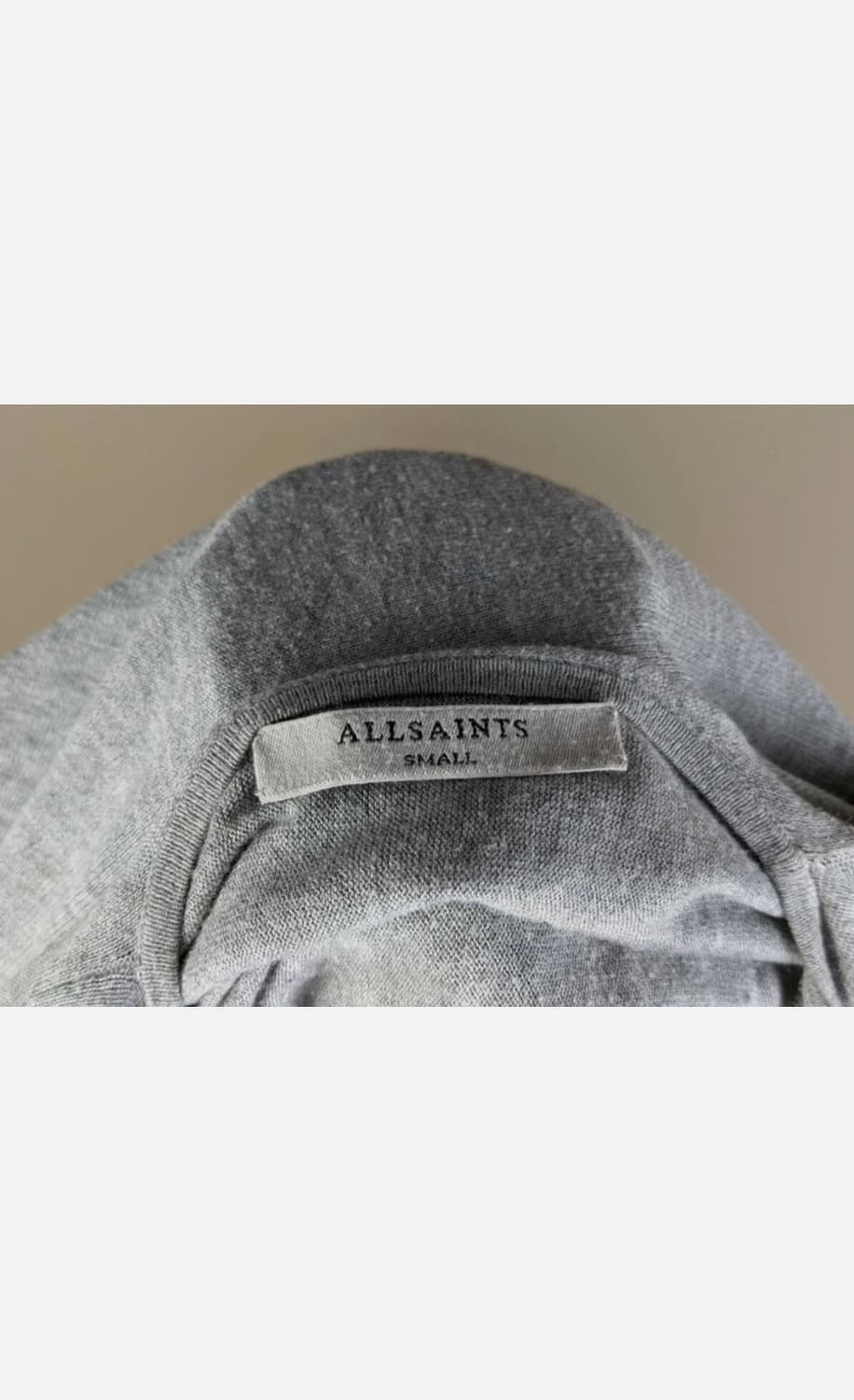 올세인츠 드레이프 스웨터 드레스 그레이 판매 상품이미지5