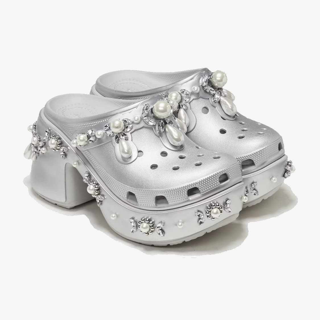 Simone Rocha xCrocs 사이렌 클로그 실버 250 상품이미지2