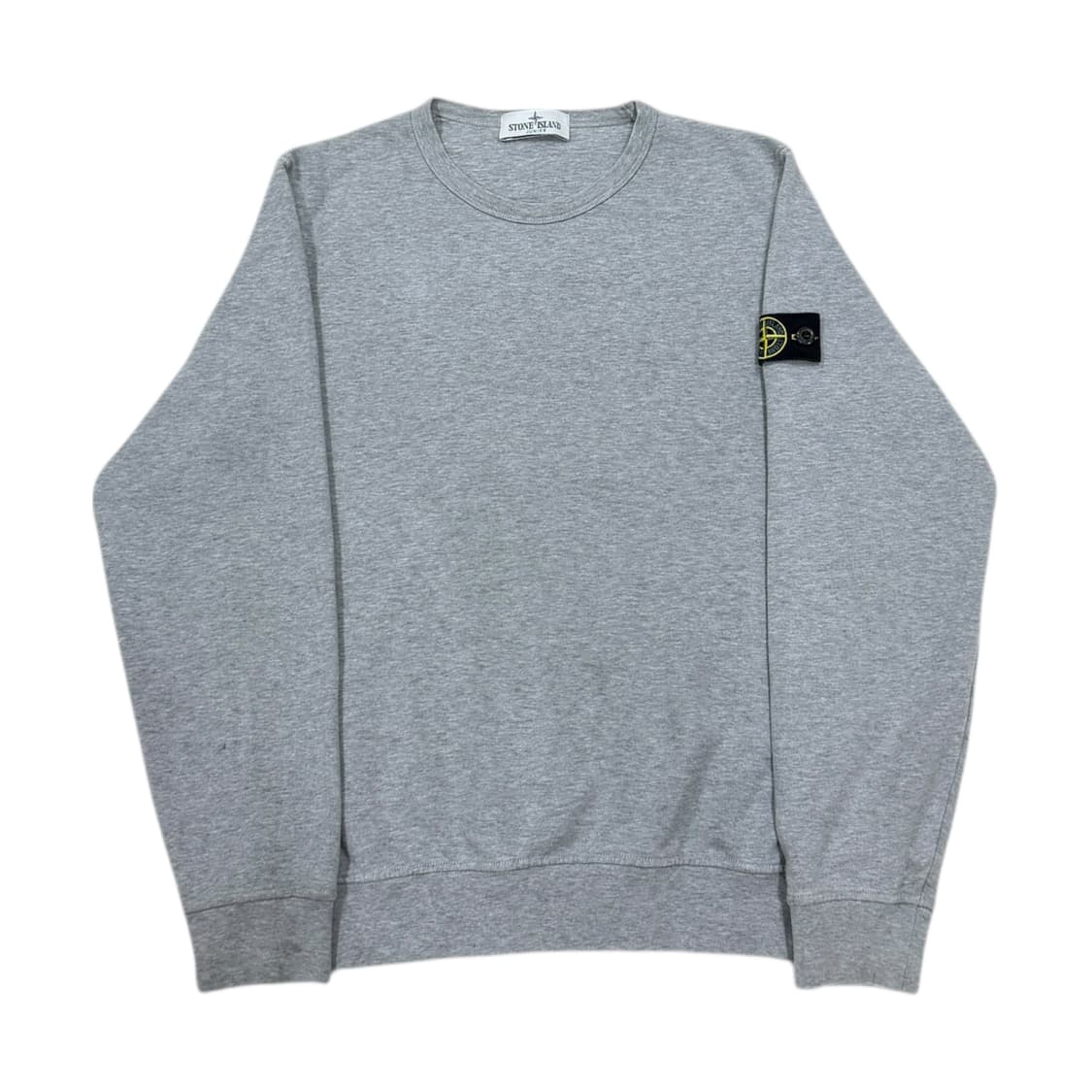 스톤아일랜드 주니어 와펜 패치 맨투맨 그레이 12Y 상품이미지1